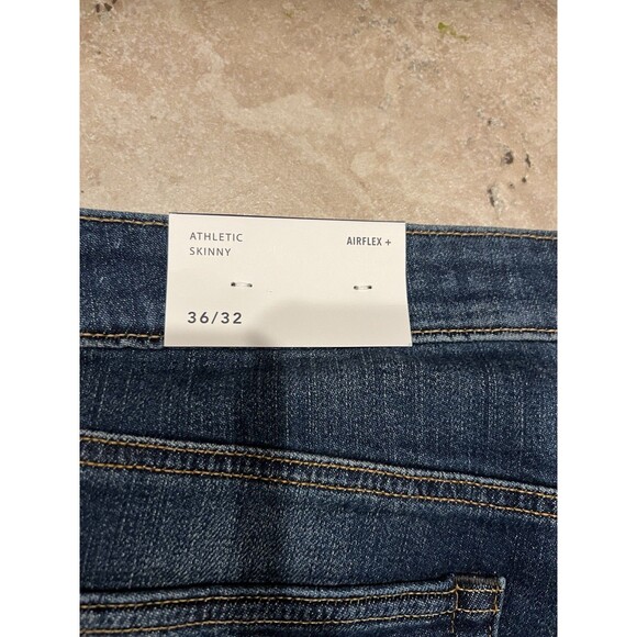 American Eagle Jeans Mens 36x32 Blue Airflex Plus Athletic Skinny Stretch NEW - Picture 8 of 8